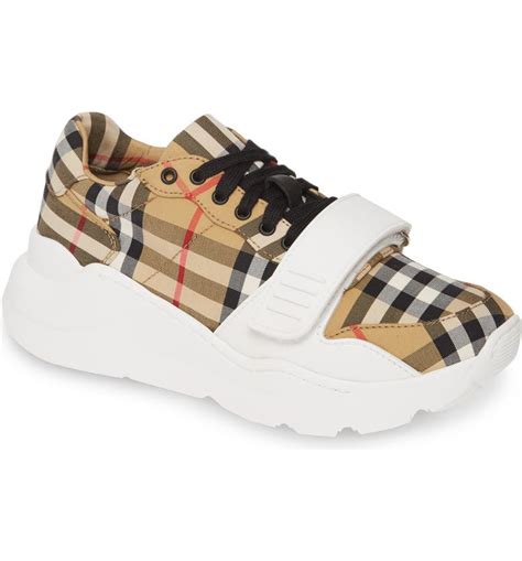 burberry regis chunky sneakers|Burberry Regis Check Sneaker (Women) .